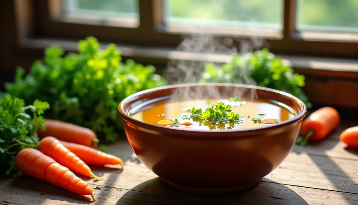 Bouillon de poule maison : une recette simple aux multiples bienfaits