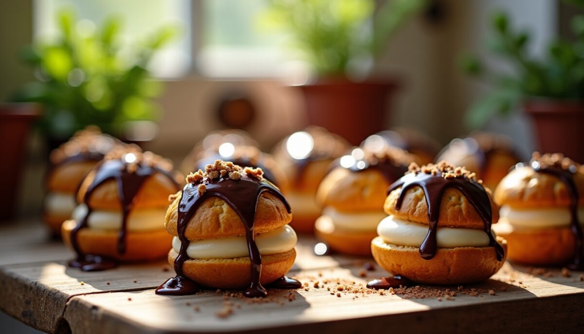 Profiteroles pralinées : une recette délicieuse et simple à réaliser Profiteroles pralinées : une recette délicieuse et simple à réaliser