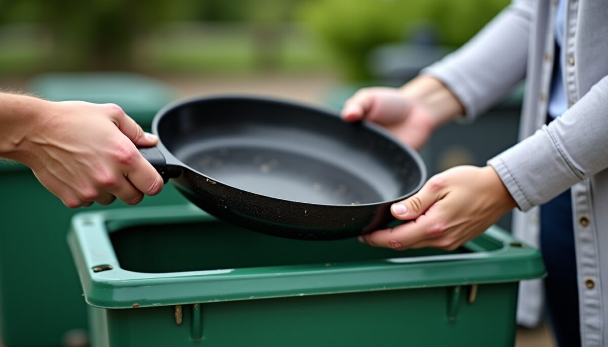 Comment recycler une poêle usagée : le guide essentiel pour un tri responsable
