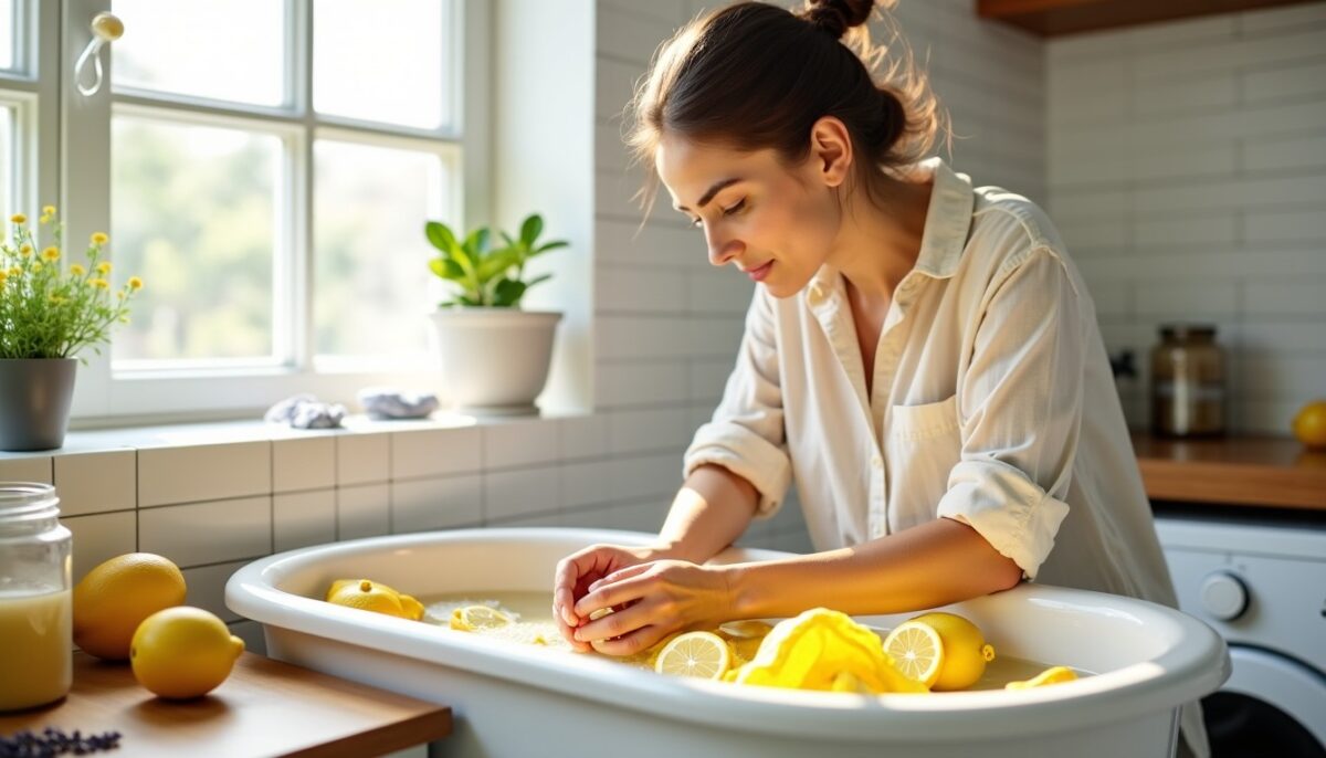 Astuces naturelles pour redonner blancheur au linge jauni Astuces naturelles pour redonner blancheur au linge jauni